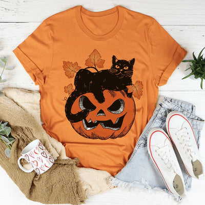 Pumpkin Cat Tee - Exclusive Design - Korvel