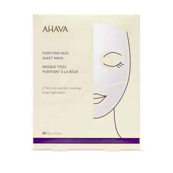 Masque en Tissu Purifiant à la Boue Ahava 18g