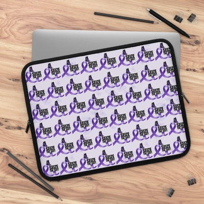 Purple Epilepsy Awareness Laptop Sleeve