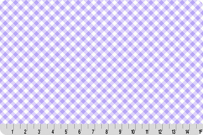 Tela de Cuddle para Acolchar Gingham Barely Basics - Campanilla