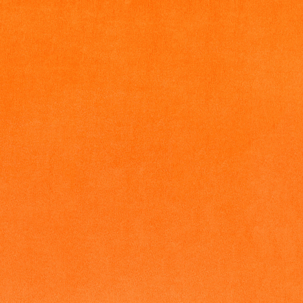Tela de Cuddle para Acolchar Sólida Naranja - Suavidad Premium