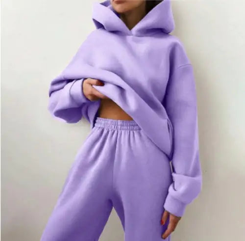 Conjunto de Sudadera con Capucha Esencial para Invierno
