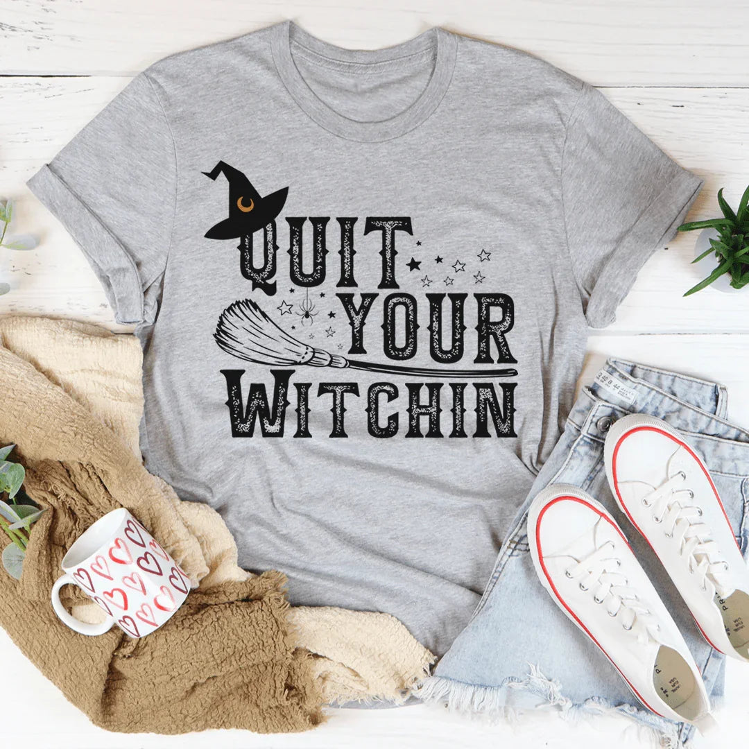 Deja tu camiseta de brujería