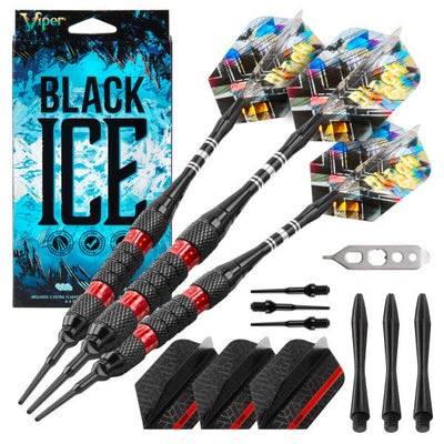 Viper Black Ice Red 18g Soft Tip Darts - Precision Performance - Korvel