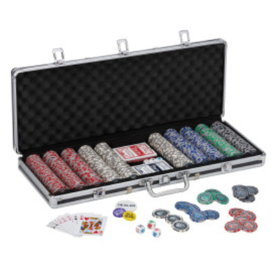 Fat Cat Bling Poker Chip Set, 2ct Acrylic Chip Trays - Korvel