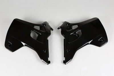 UFO Plastics Radiator Cover for Kawasaki KX 125/250 (1992-1993) - Black - Korvel