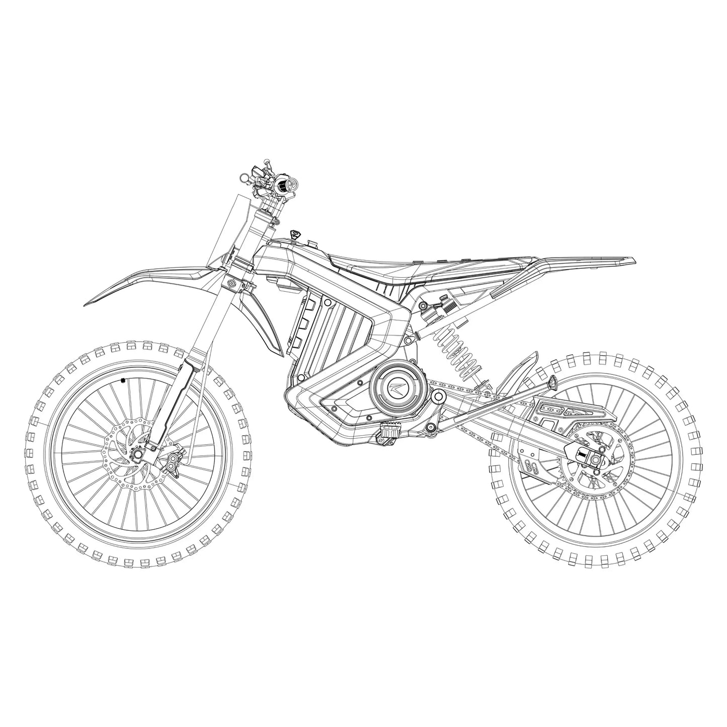 Rawrr Mantis X 72V Electric Dirt Bike - Korvel