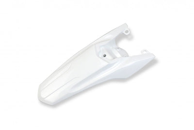 UFO Plast Rear Fender - White for Yamaha YZ 65