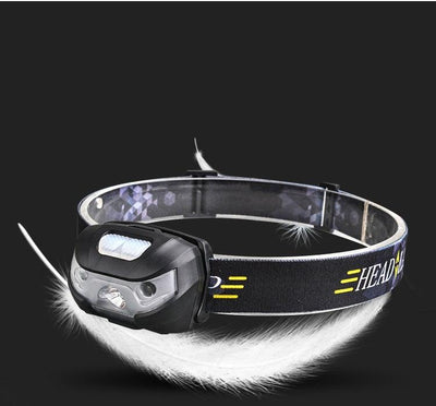 Rechargeable LED Headlamp - Waterproof & Motion Sensor
