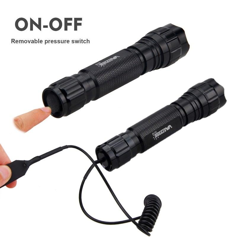 High Lumen Tactical Flashlight with USB Rechargeable Feature