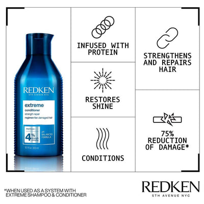 Redken Extreme Conditioner 10.1 Fl Oz - Strengthening Formula