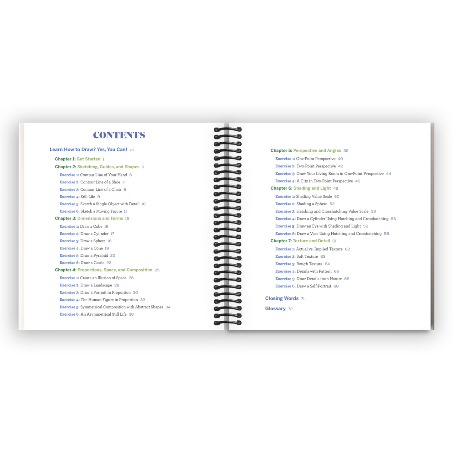 Quick & Easy Drawing for Beginners: Step-by-Step Techniques for Captivating Art (Spiral Bound) - Korvel