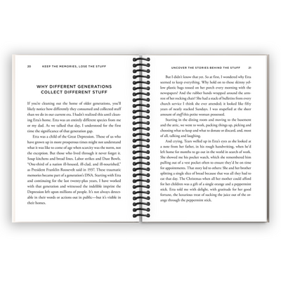 Keep the Memories, Lose the Stuff: Declutter, Downsize, and Move Forward with Your Life (Spiral Bound) - Korvel