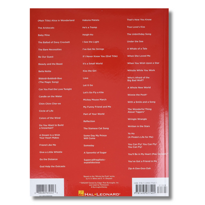 Disney - Ultimate Easy Piano Songbook (Spiral Edition) - Korvel