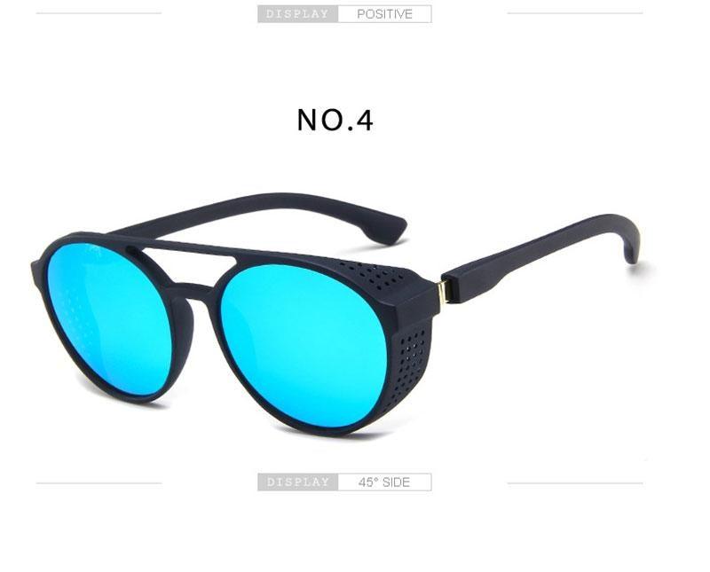 Lunettes de soleil polarisées rondes rétro élégantes pour hommes et femmes