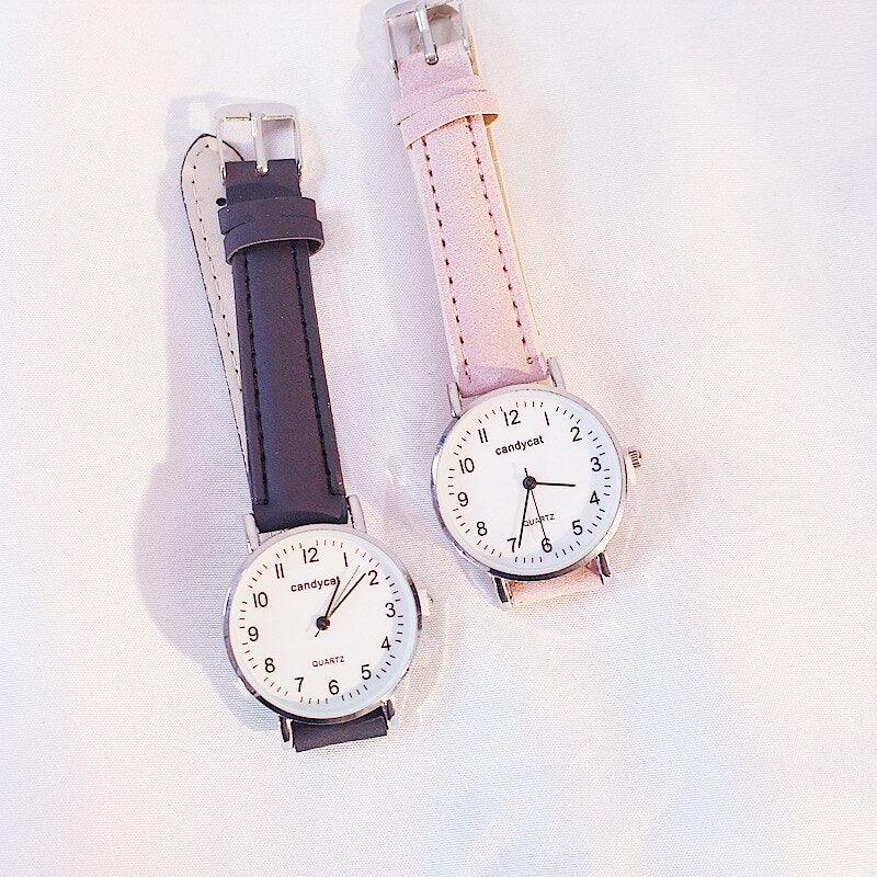 Montre à Quartz Rétro Élégante pour Femmes et Filles