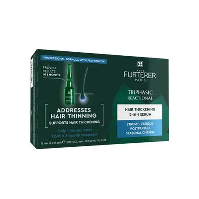 Rene Furterer Triphasic Reactional Hair Thickening Serum - 12 Vials