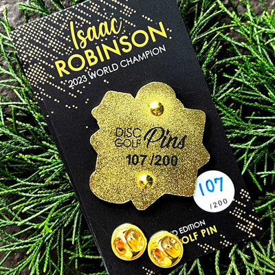 Pin del Campeón del Mundo Isaac Robinson - Edición Limitada