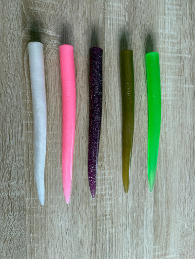 Señuelos de curricán Magictail HooMagic equipados con cola RonZ