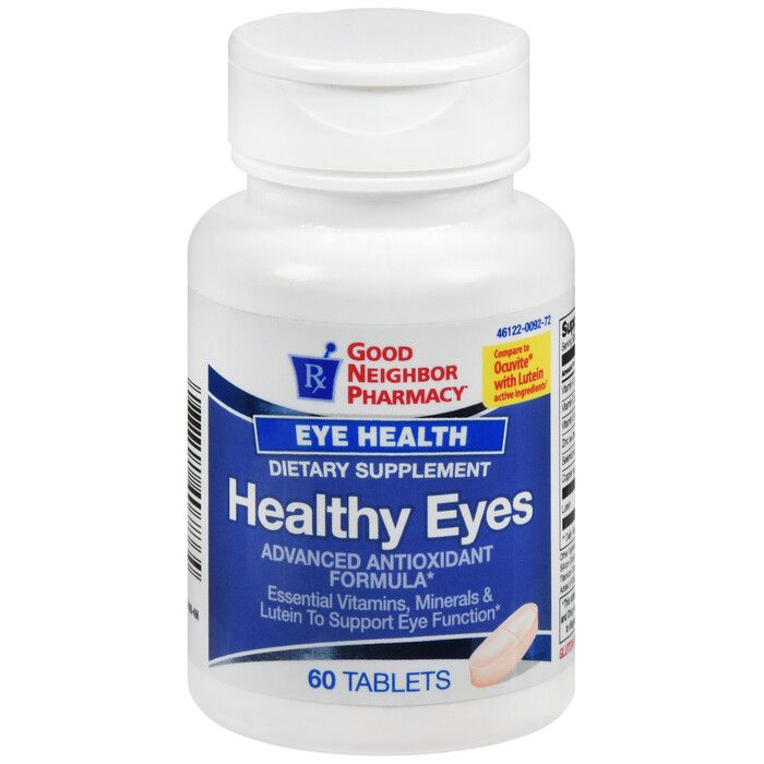 Tabletas GNP para Ojos Saludables, 60 Contenido