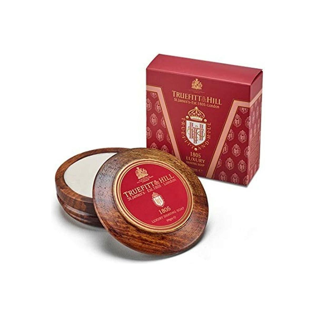 Savon à raser de luxe Truefitt & Hill 1805 dans un bol en bois - 3,3 oz