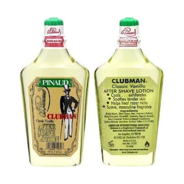 Loción After Shave Clásica de Vainilla Clubman Pinaud - 6 Oz
