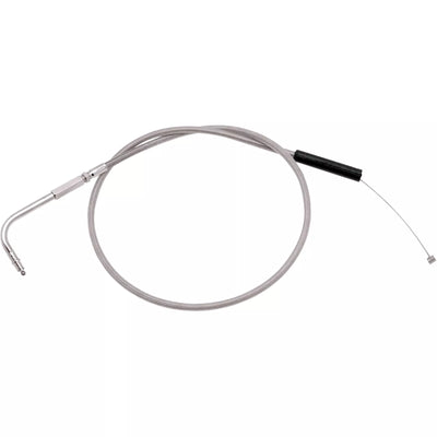 Câble de ralenti Barnett en acier inoxydable avec revêtement transparent (+8 po)
