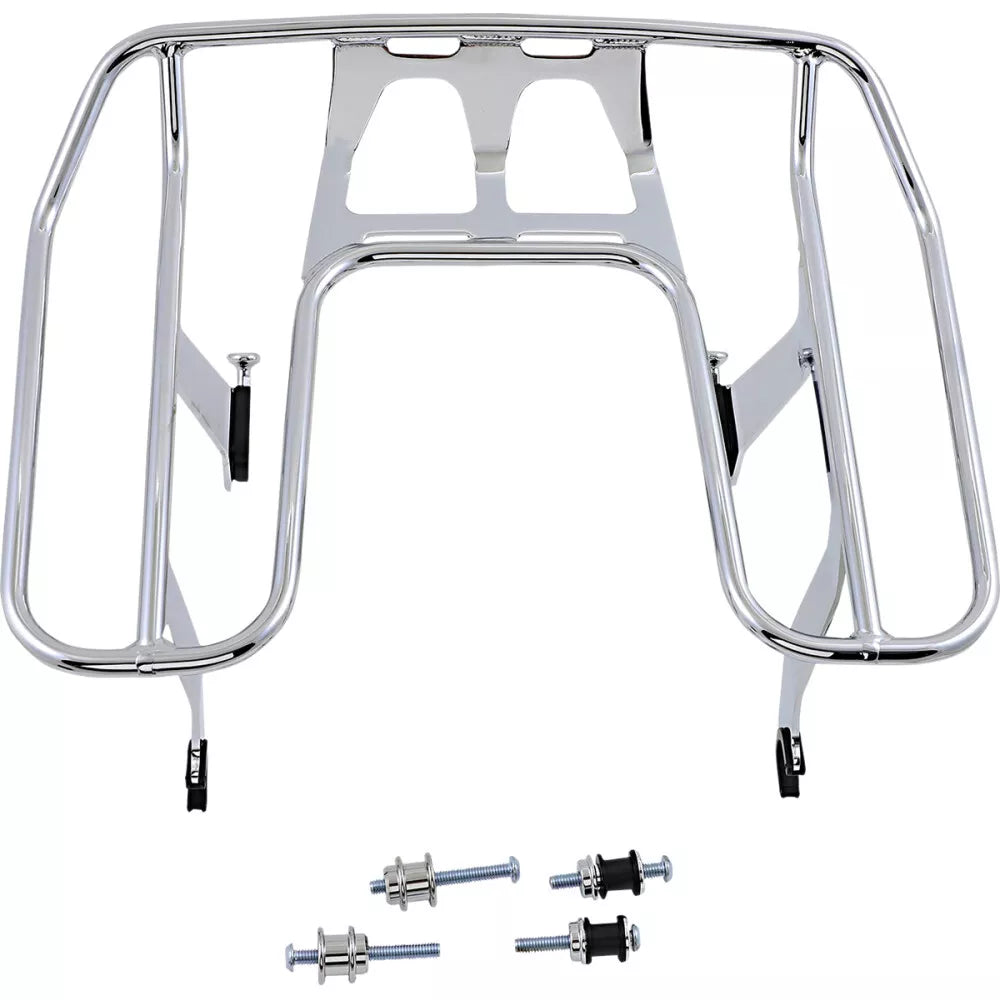 Cobra BigAss Chrome Detachable Wrap-Around Motorcycle Rack - Korvel