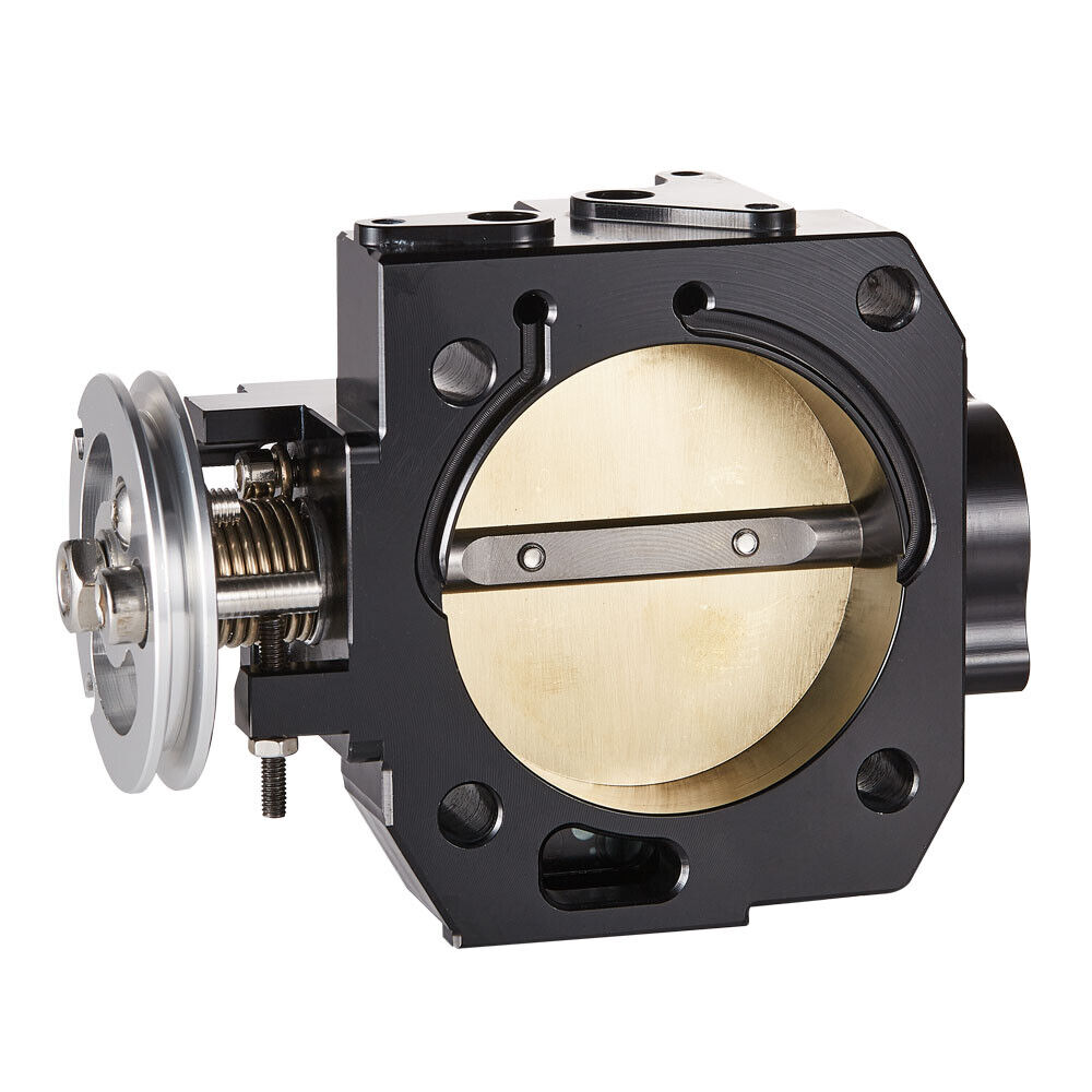 High-Performance 70mm Black Billet Aluminum Throttle Body for Honda K-Series Engines - Korvel