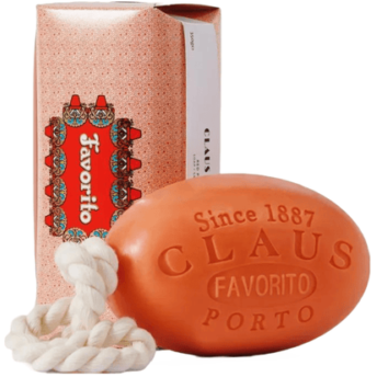 Jabón en cuerda Claus Porto Favorito Amapola Roja - 12.4 Oz