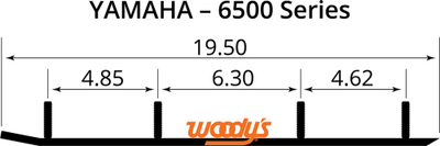 Woody's EYV3-6500 Wearbar Extender for Yamaha Snowmobiles