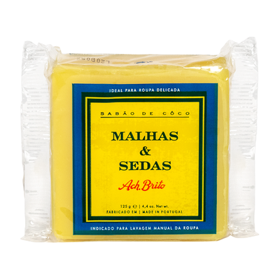 Ach Brito Malhas & Seda Soap 4.4 Oz - Luxurious Coconut Formula