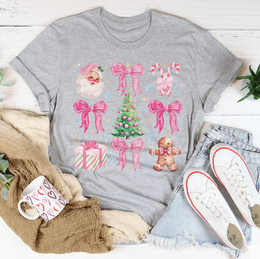 T-shirt Coquette Rose Santa
