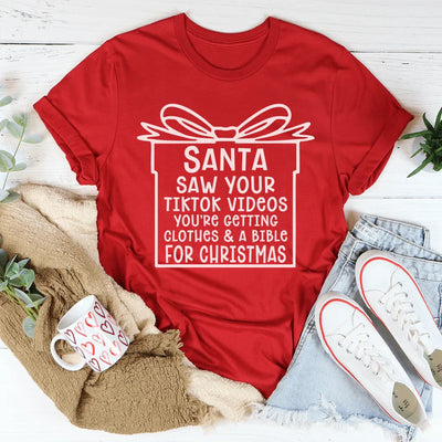 Santa Saw Your Videos Tee - Korvel