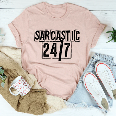 Sarcastic 24/7 Tee