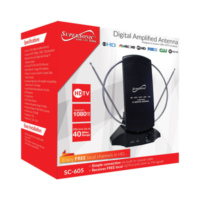 High-Performance Indoor HDTV Amplified Antenna - Korvel
