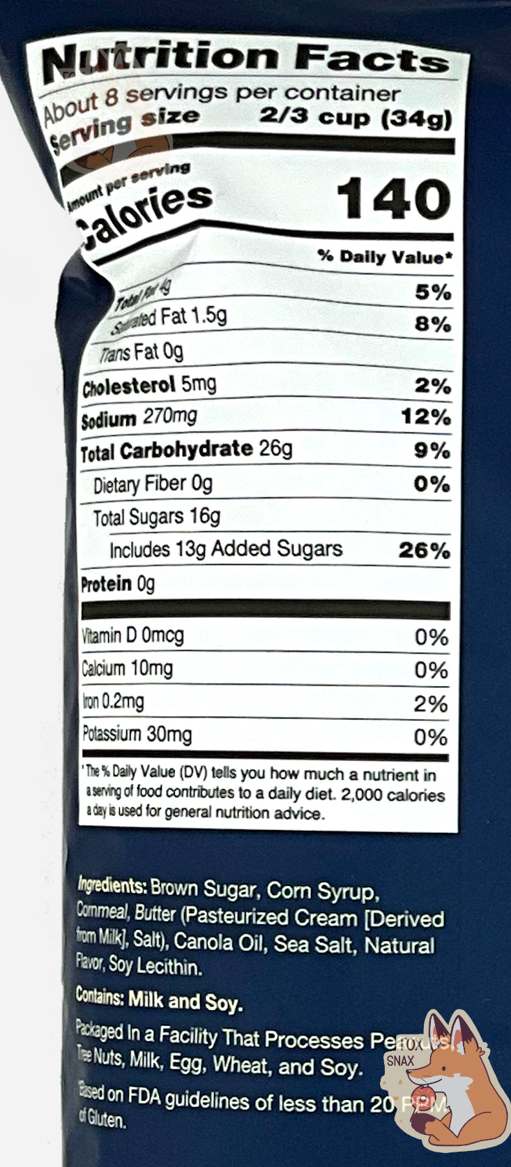 Buc-ee's Nuggets au caramel salé de mer