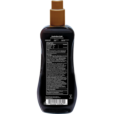 Australian Gold SPF 30 Spray Gel Bronzer - 8 fl oz