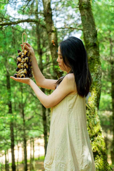 Handmade Seed Shell Wind Chime – Natural Rainforest Sound