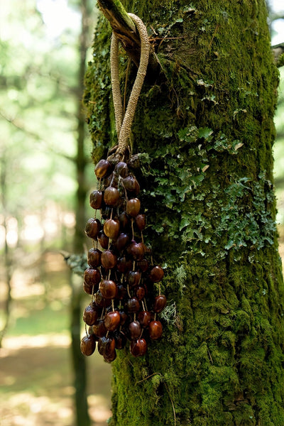 Handmade Pala Cardamom Seed Shell Hand Bell – Natural Decor