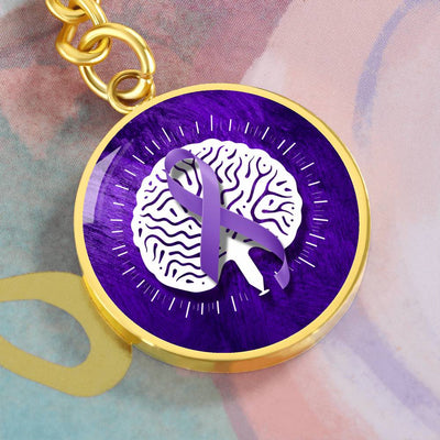 Custom Seizure Awareness Keychain - Meaningful Jewelry - Korvel