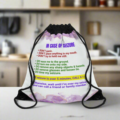 Essential Seizure Awareness Drawstring Backpack - Korvel