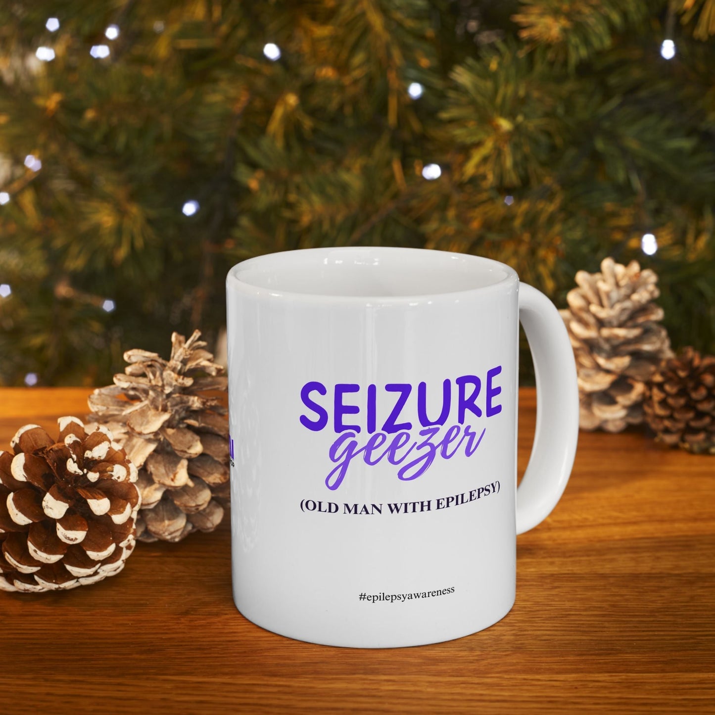 Tasse en céramique de sensibilisation à l'épilepsie - Élégante et fonctionnelle