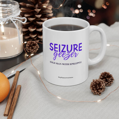 Taza de Cerámica de Concienciación sobre la Epilepsia - Elegante y Funcional