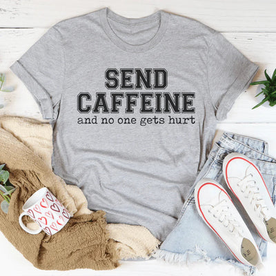 T-shirt Send Caffeine