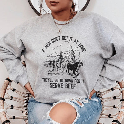 Serve Beef Sweatshirt
