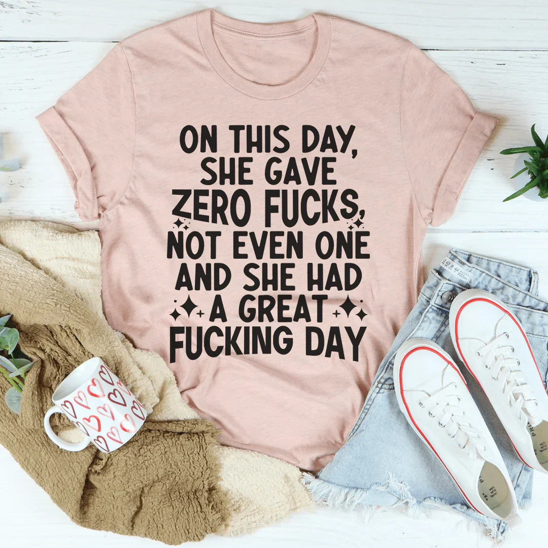 Ella tuvo un gran día Tee