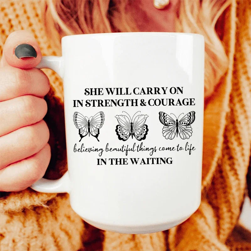 She Will Carry On Ceramic Mug - 15 oz