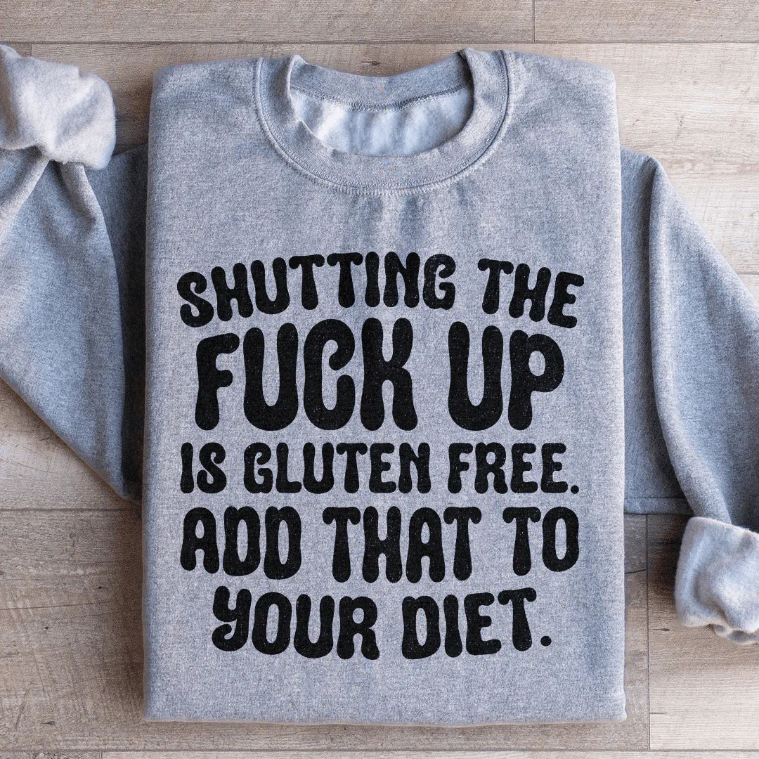 Sudando El Silencio Es Sin Gluten Sudadera