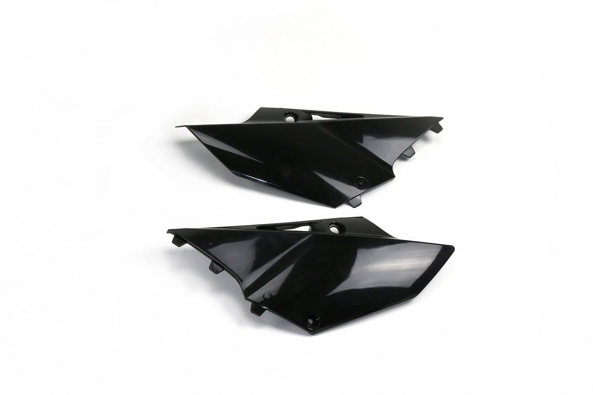 Panneaux latéraux noirs premium pour Yamaha YZ 125 et YZ 250 (2015-2021)